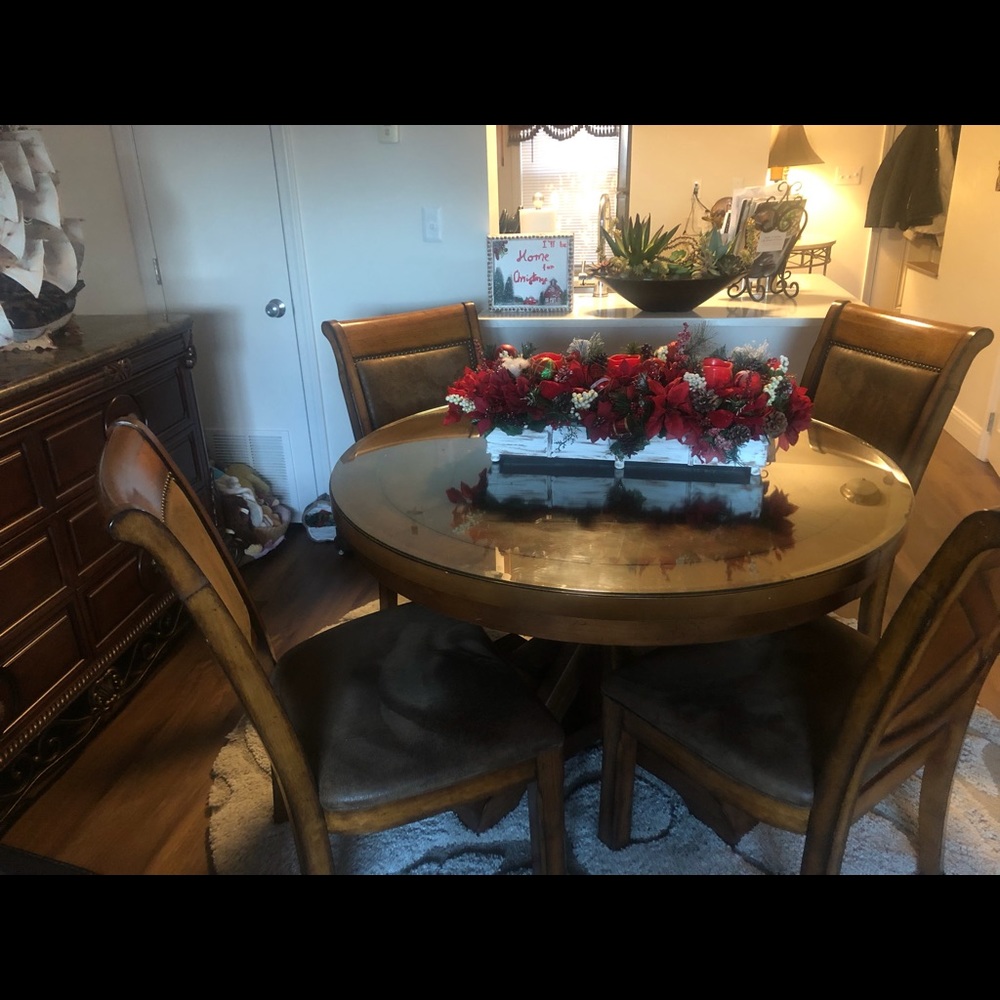 Huge  floral Christmas centerpiece with candles